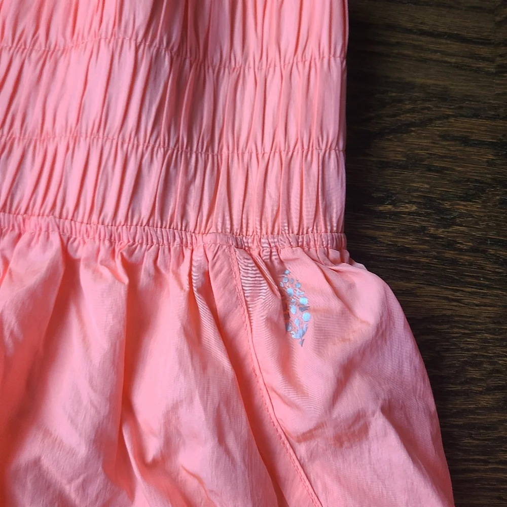 Free people Movement women's shorts size  M peach color - Picture 2 of 11